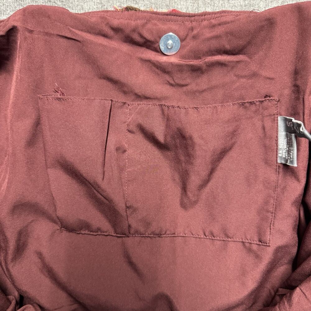 ANU Wool Shoulder Purse Bag Tiered Ruffles HOBO Embroidered Boho EUC Colorful - Picture 9 of 9